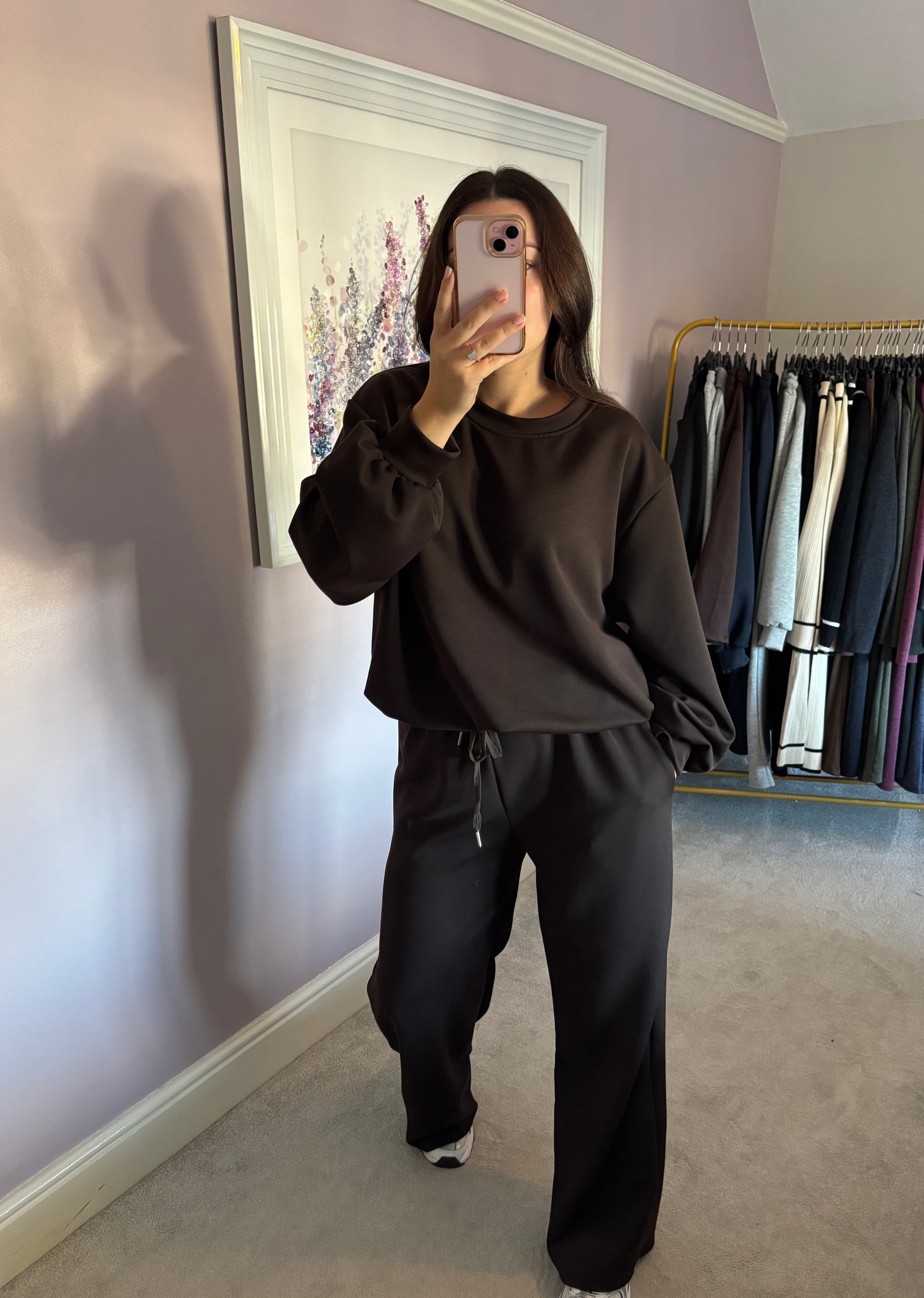 Jumper lounge set - brown