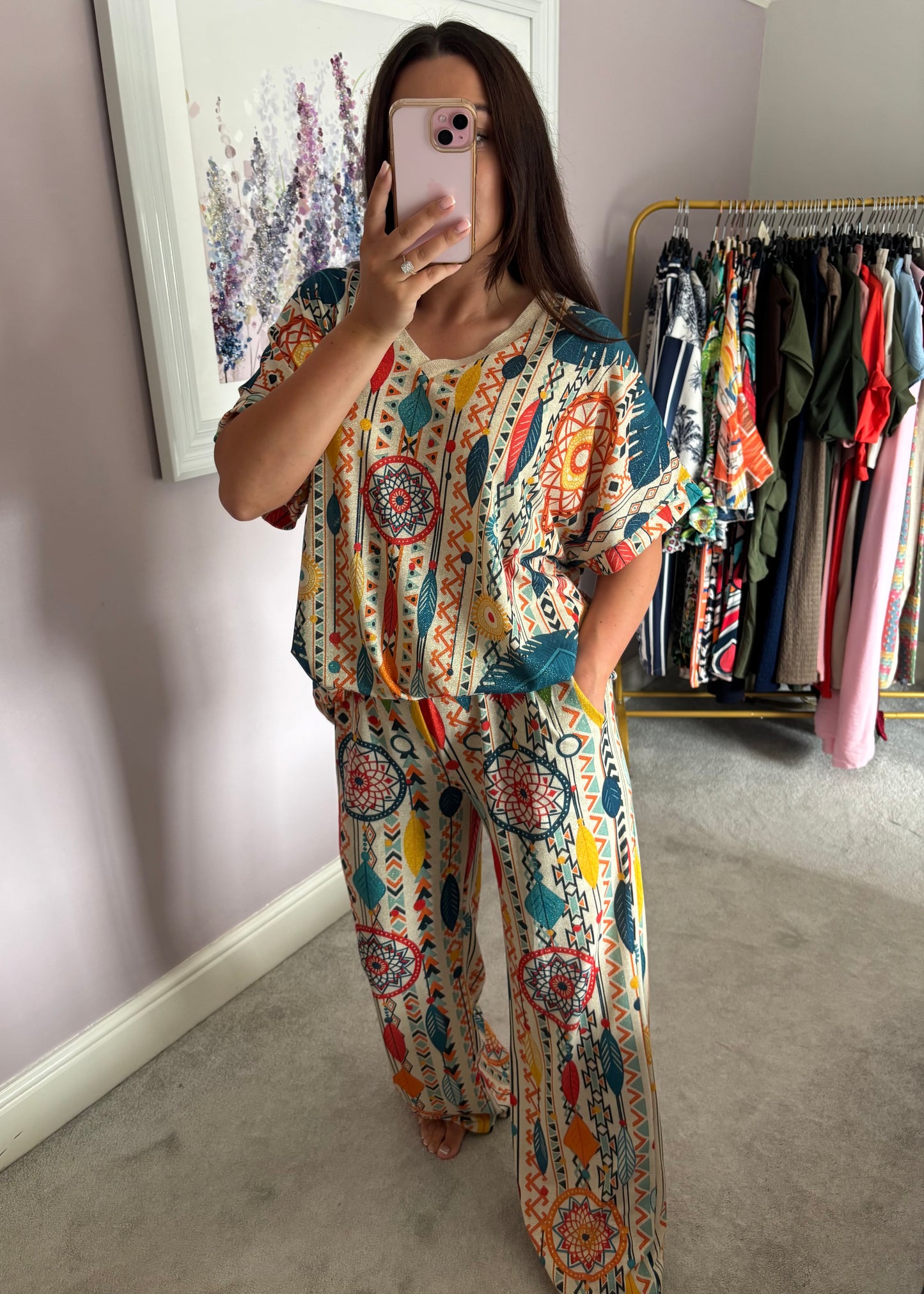 Abstract loungewear set